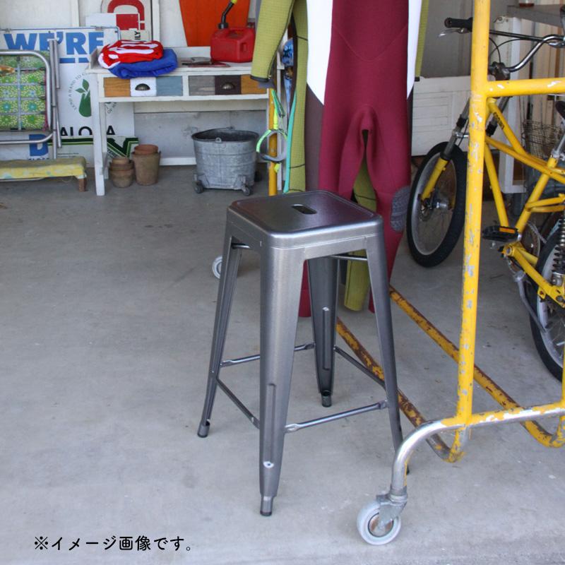 クレール ハイスツール ２脚セット PC-132BK PC-132IV　スツール 椅子 スタッキング いす チェア スタッキング可能 積み重ね 収納 スチール 東谷_8