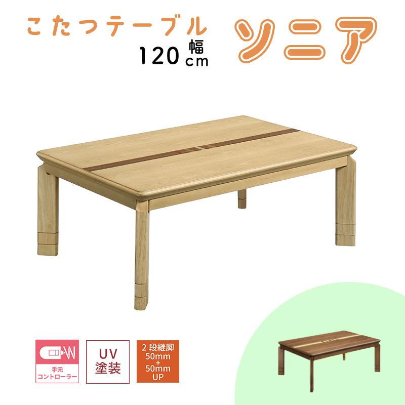 こたつ ヒーター コタツ テーブル こたつ本体 120×80 長方形 炬燵 暖房