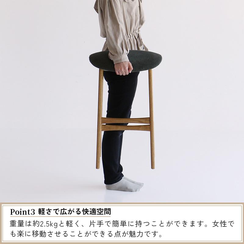ICHIBA（市場） 折りたたみ式ハイスツール 椅子 イス スツール