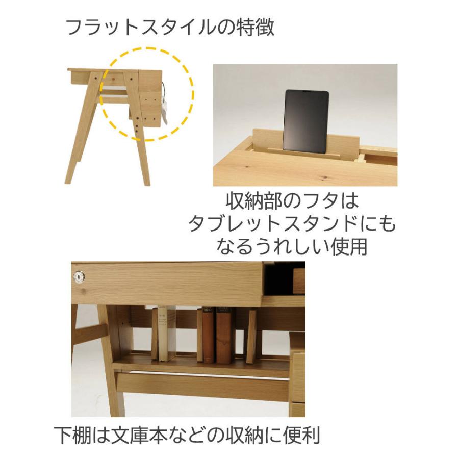 サンノット デスク+Sワゴン+上棚 ヒカリサンデスク 学習デスクセット