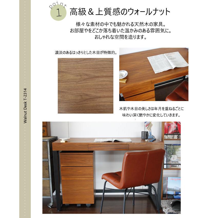 ICHIBA（市場） デスク 横幅120cm スチール 引出し付き 収納 SOHO