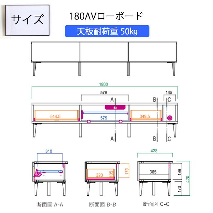 Meuble（モーブル） ※廃盤 テレビ 台 ロー ボード 開梱設置可能 ラック