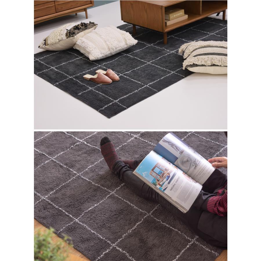 東谷 ラグ カーペット オールシーズン コットン 長方形 130×190