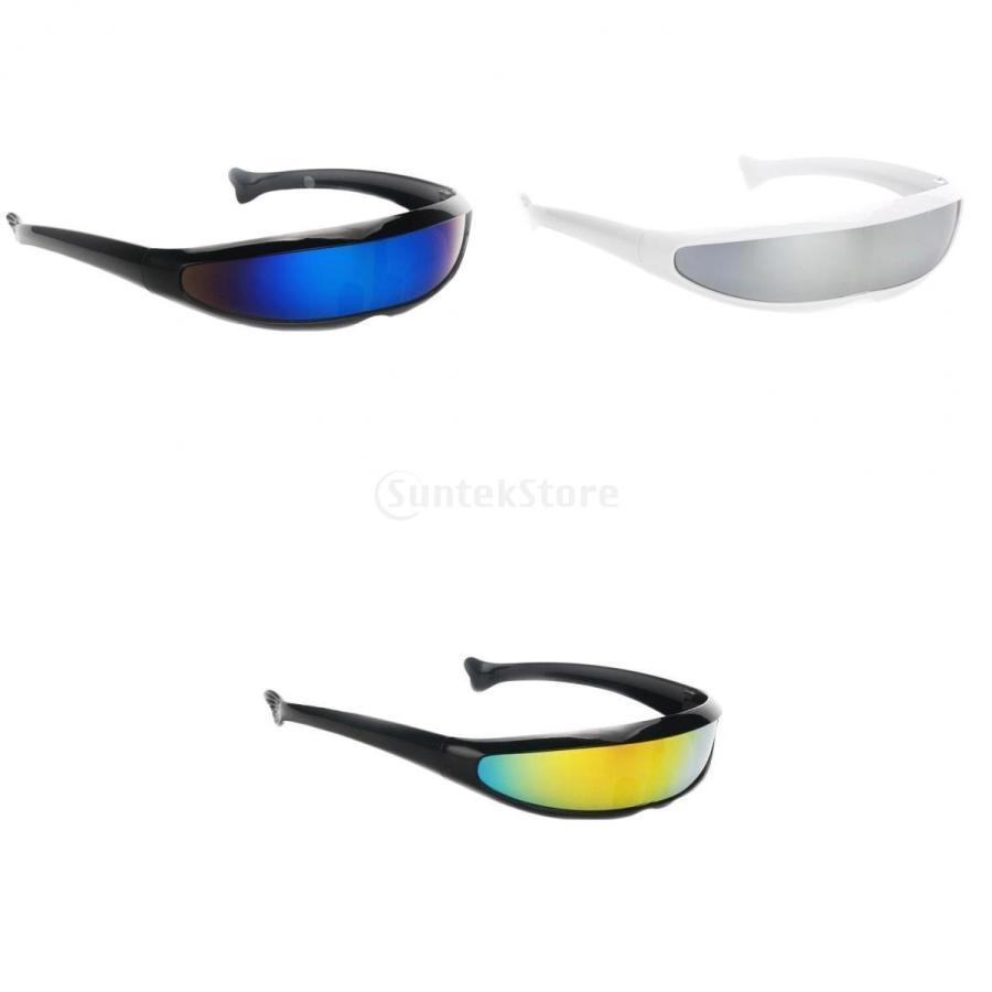 商品 3個セット 未来感 サイクロプスミラー サングラス 狭い 商品 3個セット 未来感 サイクロプスミラー サングラス 狭い