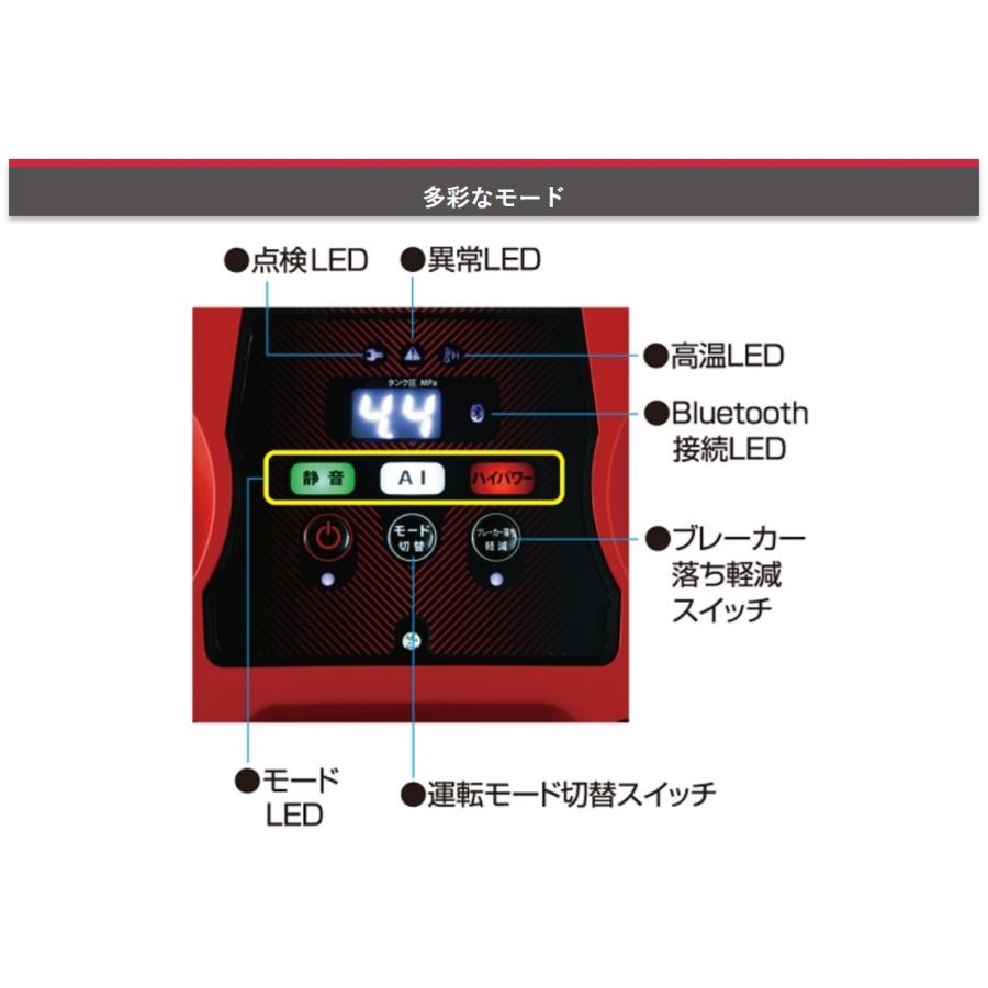 MAX(マックス) 高圧専用スーパーエアコンプレッサー 限定色プレアデスブルー AK-HH1270E3 MAX AK-HH1270E2 スーパーエアコンプレッサ 社外高圧ホース付き ウエダ