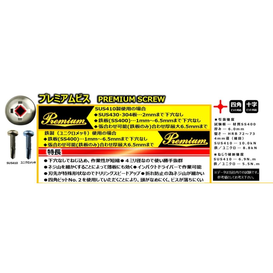 ユニーズ プレミアムビス ユニクロ鍋 4×40 PUN440N（63本入）業界最強