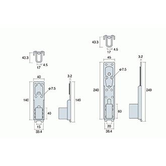 26 25 タナカ様 タナカ オメガービス止めホールダウンHi Hi43（25個入