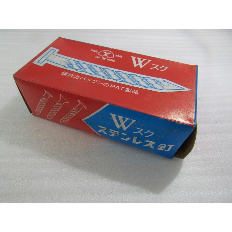 在庫処分品 特価 ステンレス釘 スクリューパネル Wスク 16×25 