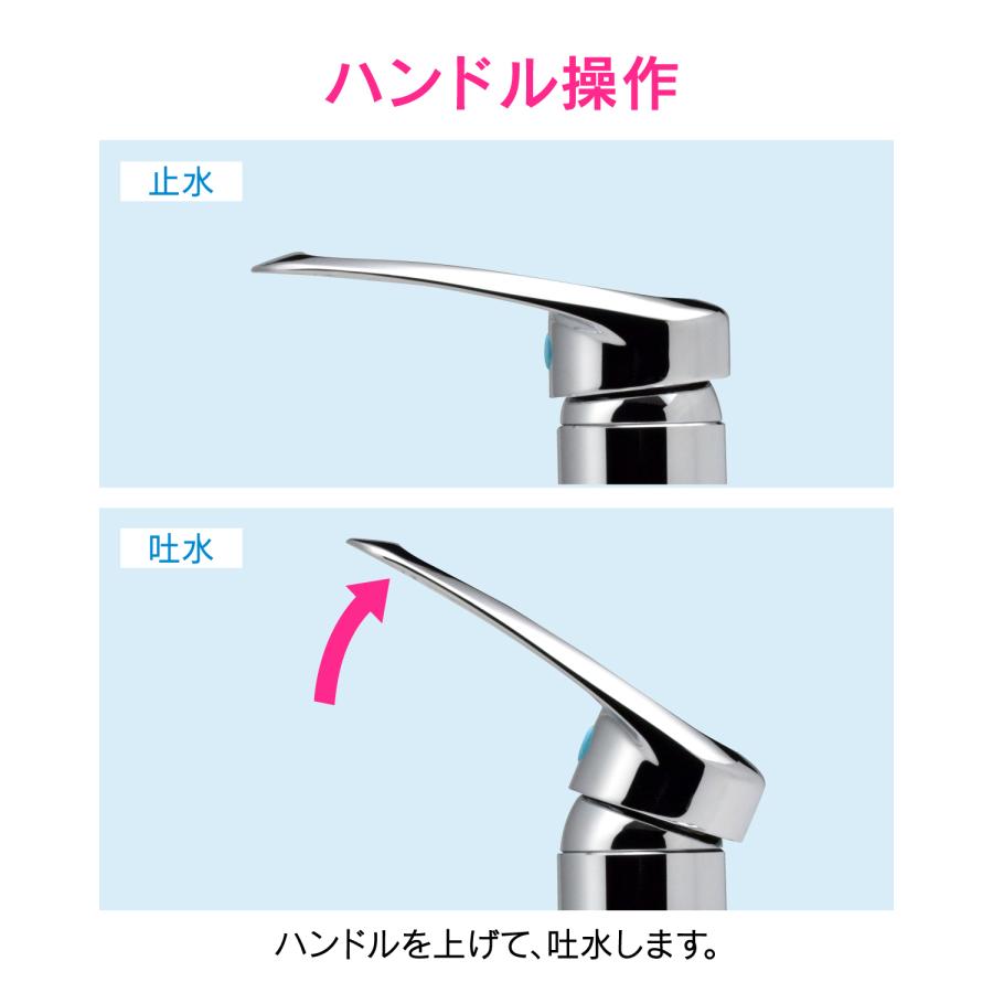 GAONA／ガオナ／カクダイ　GA-BA006K　シングルレバー混合栓 寒冷地仕様【受注生産品】　〇_4
