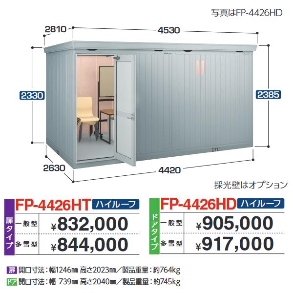 アイビーストッカー イナバ物置 FP-4426HT FORTA+ フォルタプラス 断熱 
