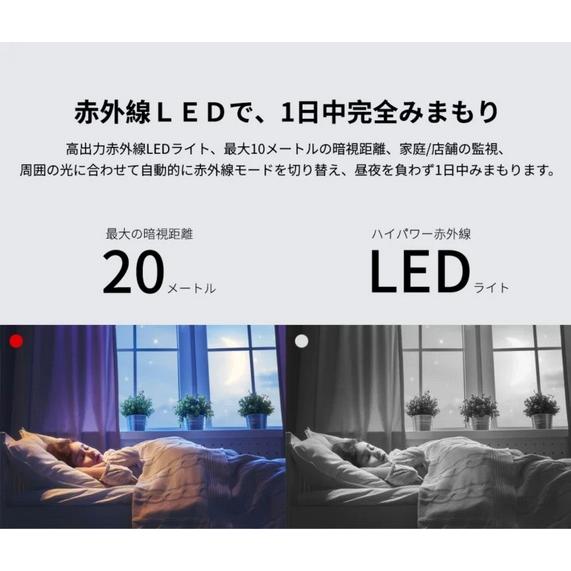 Suikyo／水鏡 JA-PJ2031-W 防犯カメラ セキュリティカメラ Wi-Fi