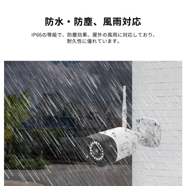 Suikyo／水鏡 JA-PJ2031-W 防犯カメラ セキュリティカメラ Wi-Fi