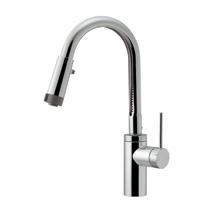 カクダイ（KAKUDAI） 117-138 シングルレバー混合栓(シャワーつき) 〇