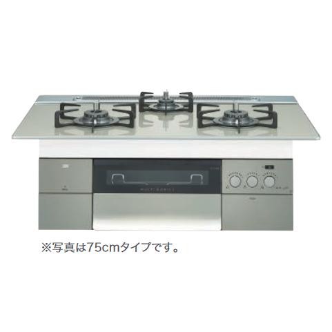 ノーリツ N3S15PWASSTESC-LP ビルトインガスコンロ PROGRE プログレ 3口コンロ 幅75cm プロパンガス用 NORITZ (代引不可) (法人限定) ノーリツ（NORITZ） N3S15PWAS6STEC プロパン用 ビルトインコンロ 75cm