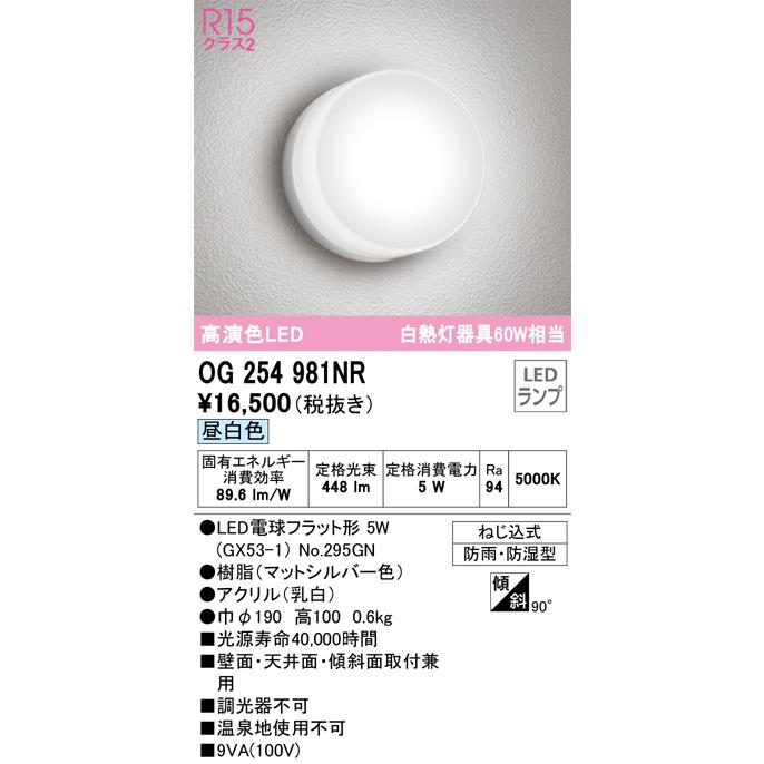 専用ページです。 ODELIC（オーデリック） OG254981NR LEDポーチライト Σ[X] : 住設建材