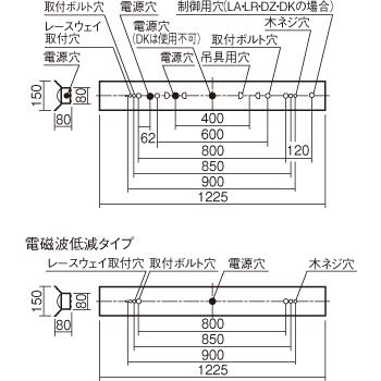 Panasonic（パナソニック） NNLK41117 LED器具本体 iD 40形