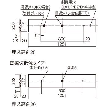 Panasonic（パナソニック） NNLK42742 LED器具本体 iD 40形 天井埋込型