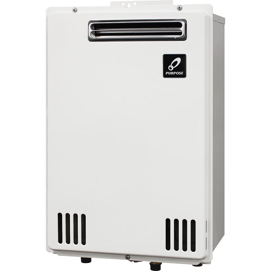 PG-240Wパーパス 業務用給湯器 給湯専用 24号 屋外壁掛形 リモコン付き パーパス [PG-240W] 業務用給湯器 給湯専用 24号 屋外壁掛形 簡単2台