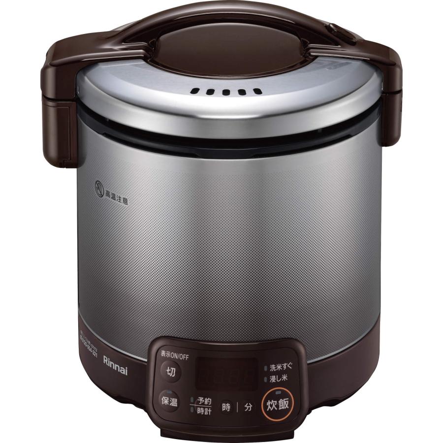 リンナイ Rinnai ガス炊飯器 都市ガス用　 RR-050VQT 訳あり品 リンナイ（Rinnai） RR-050VQT(DB) 都市ガス用 炊飯器 こがまる
