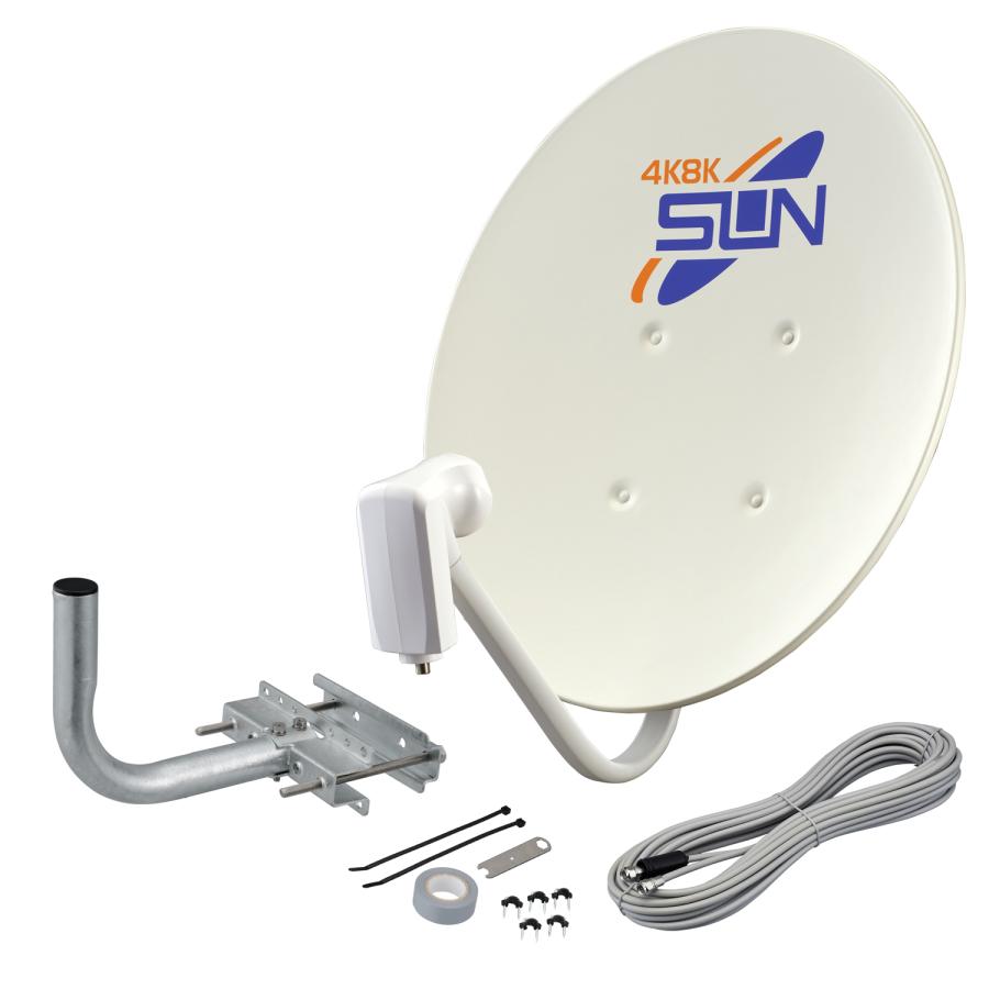 サン電子 CBD-K045-S BS・110度CSアンテナセット 45cm型【4K8K対応】 Σ