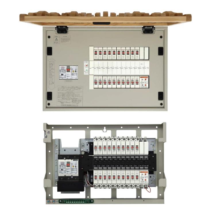 テンパール テンパール工業 WSG33082ES2B 木製分電盤 パールテクト