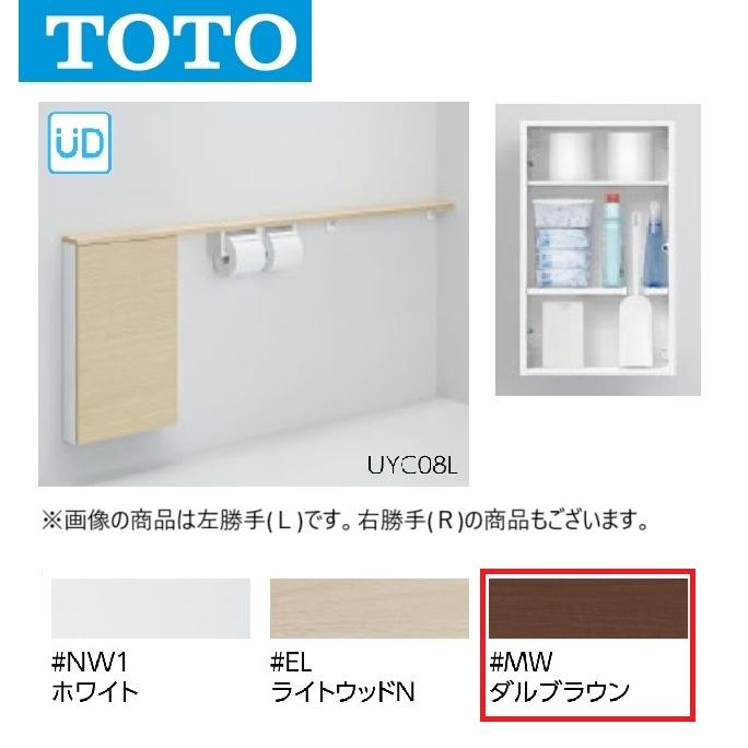 【新品未使用】TOTO フロア収納キャビネット ワイドタイプ TOTO TOTO UYC08R #MW フロア収納キャビネット Rタイプ ワイドタイプ