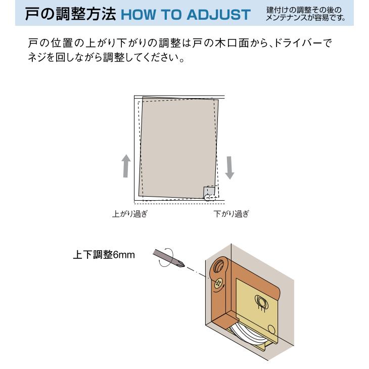 家研販売 KAKEN 木製引戸用 調整戸車 SR3-Y4 コマ形状：Y型 バラ