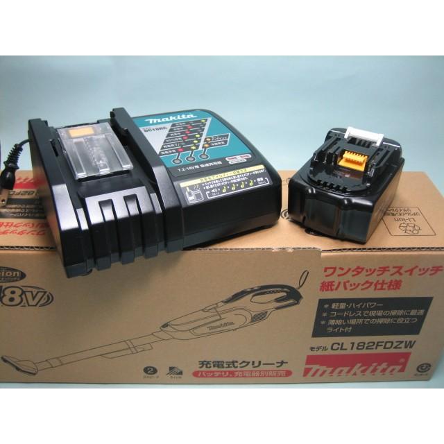マキタ（makita） 充電式クリーナ CL182FDRFW (白) 18V 紙パック式