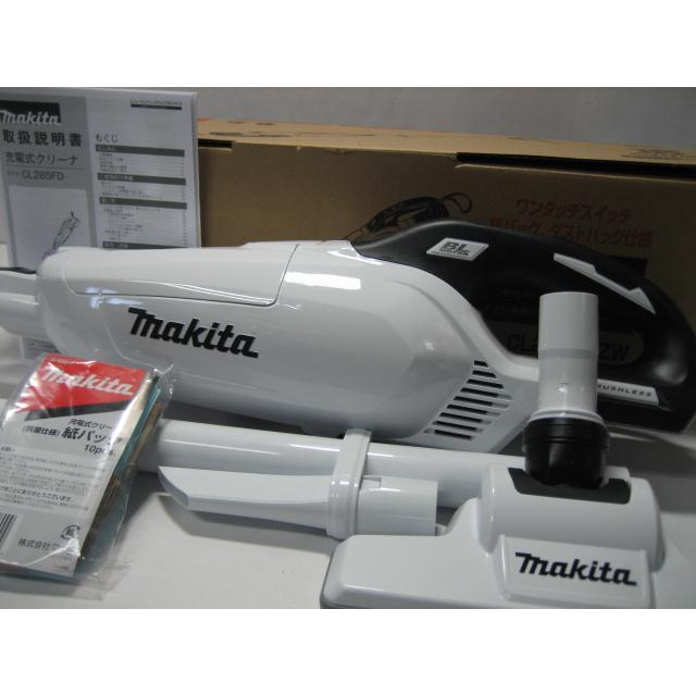 マキタ（makita） 充電式クリーナ CL285FDZW (白) 18V 紙パック式 本体