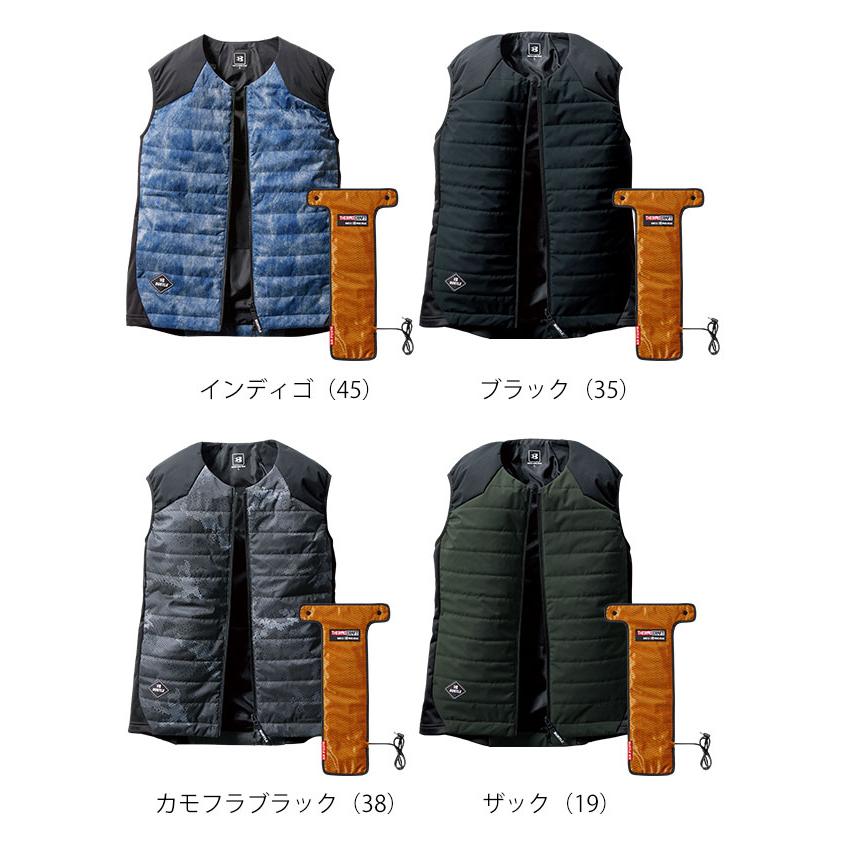 バートル BURTLE 電熱ベスト 防寒着ベスト 作業着 ヒーターベスト 3214