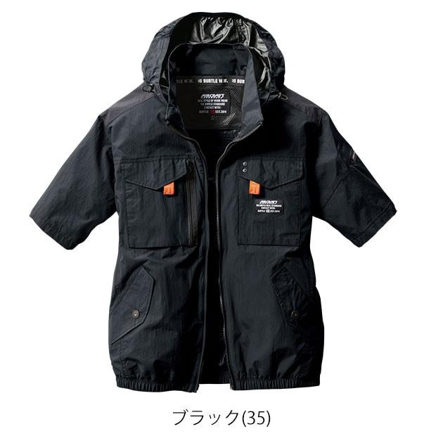 3XL BURTLE バートル 空調作業服 作業着 ACタクティカル半袖ブルゾン
