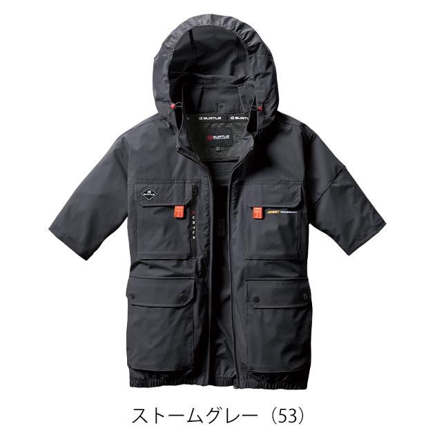 3XL BURTLE バートル 空調作業服 作業着 エアークラフト半袖ブルゾン
