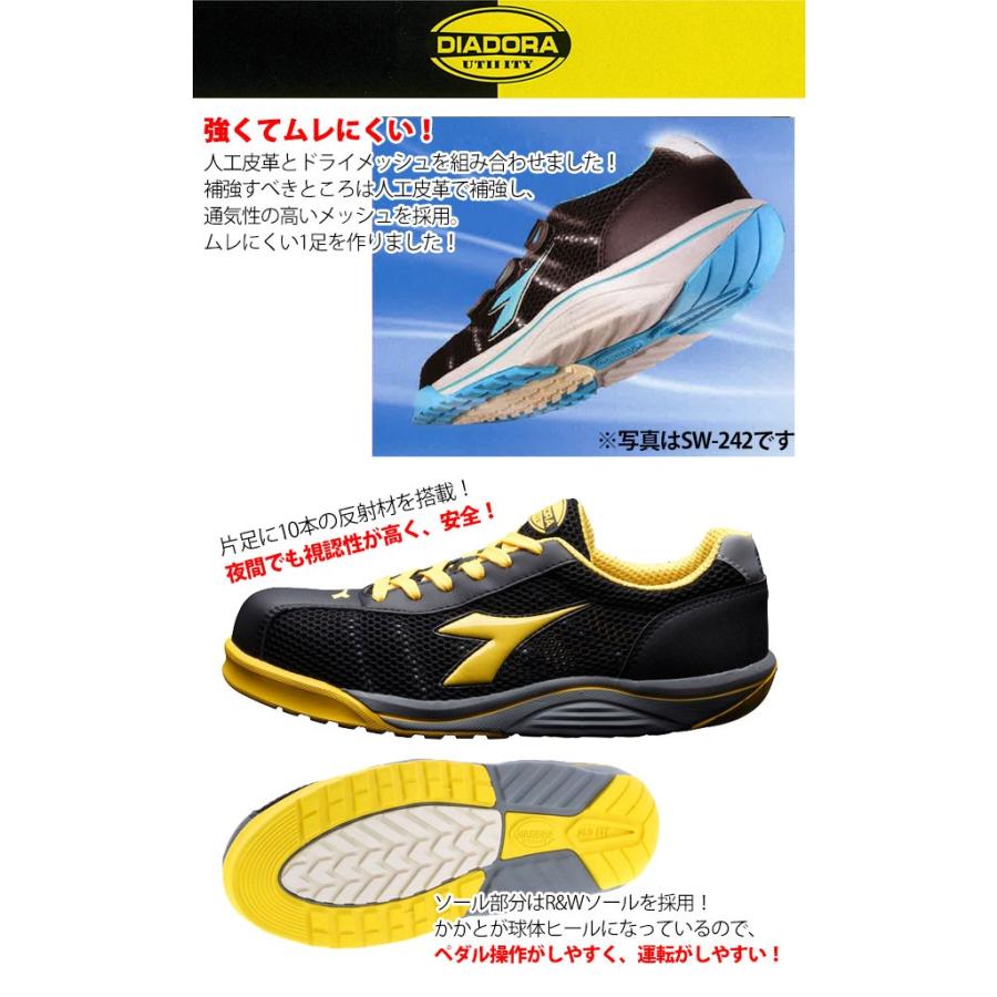 安全靴 WATERFOWL ウォーターフォール WF-112 WF-252 DIADORA ディアドラ｜kanamono1｜02