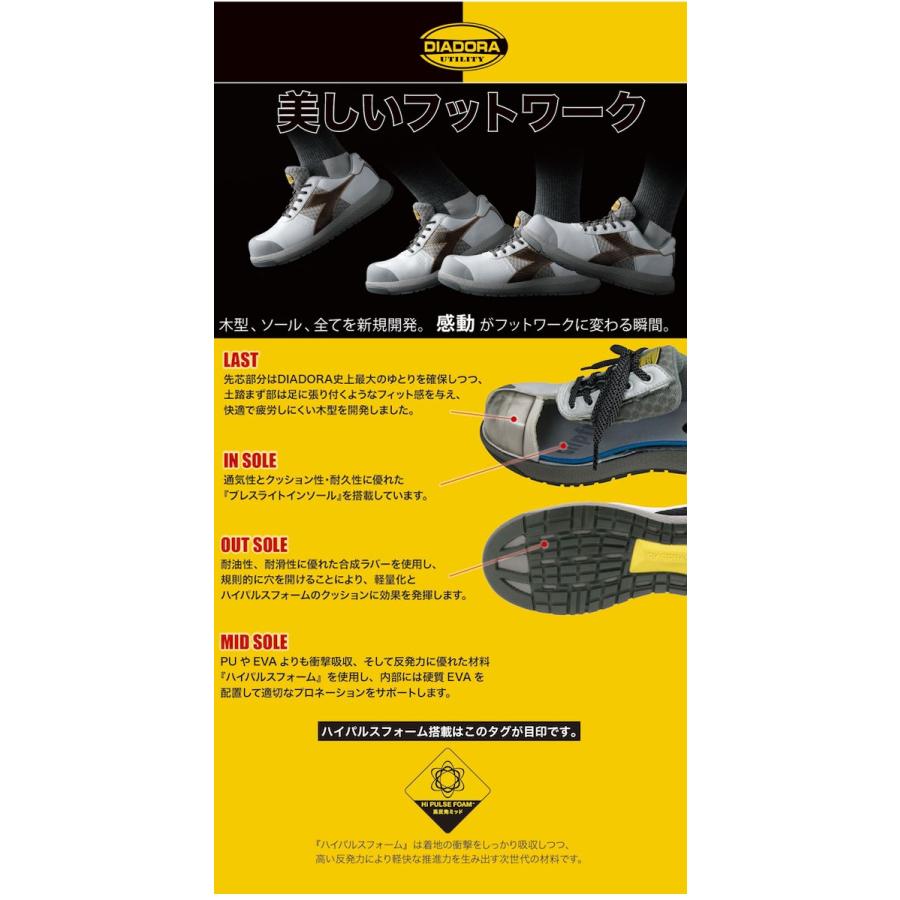 DIADORA|ディアドラ|安全靴|タネ―ジャー TN128 TN212 : 安全靴・作業着