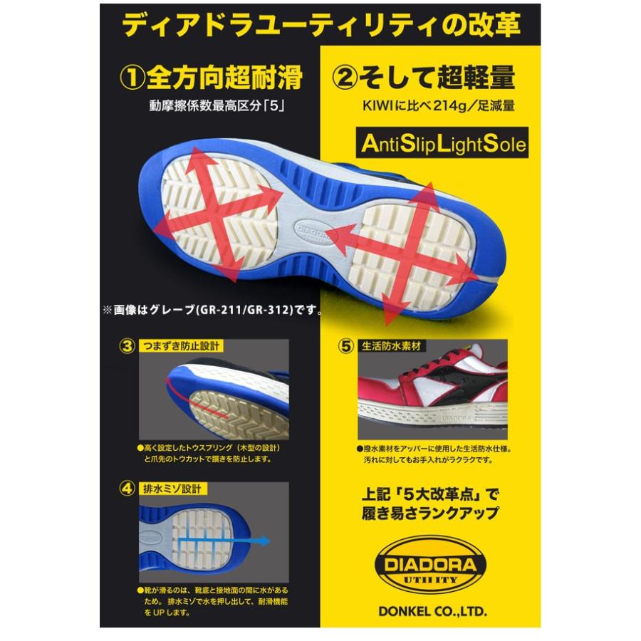 DIADORA|ディアドラ|安全靴|KEA ケア KE-16 KE-24 : 安全靴・作業着