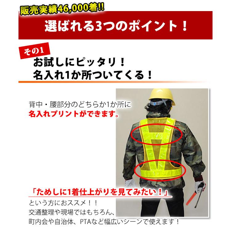 「お試し名入れベスト」富士手袋工業 安全ベスト 安全ベスト名入れお試しセット 326-60｜kanamono1｜03