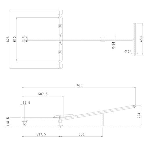 【公式】 カネソウ マンホール・ハンドホール　鉄蓋開閉機 1型開閉機　1D型 【Y2438413219】(12771円)