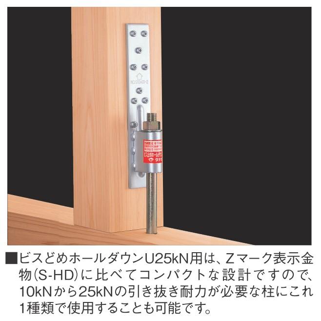 タナカ　AF4246　ビスどめホールダウンU　25個入り　箱単位　25kN用