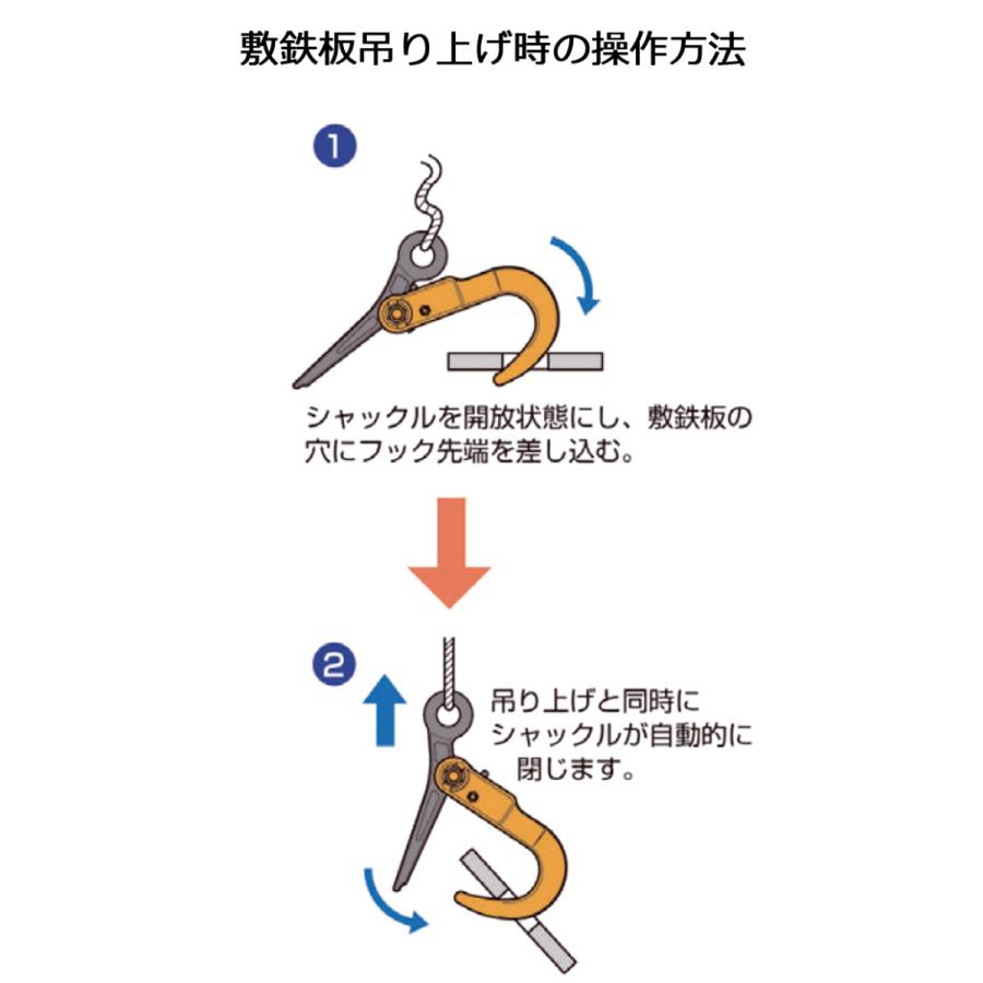 Kanaoni 敷鉄板吊用チェーン 3tタイプ 長さ1m マスターリンク スーパー