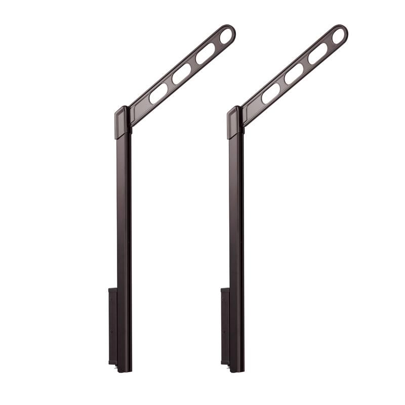 川口技研 ホスクリーン LP-55-DB ダークブロンズ 2本入り 上下式ハイ 
