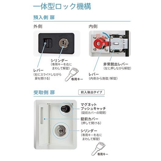 田島メタルワーク おるすばんボックス GXH-5-FB 前入後出 戸建