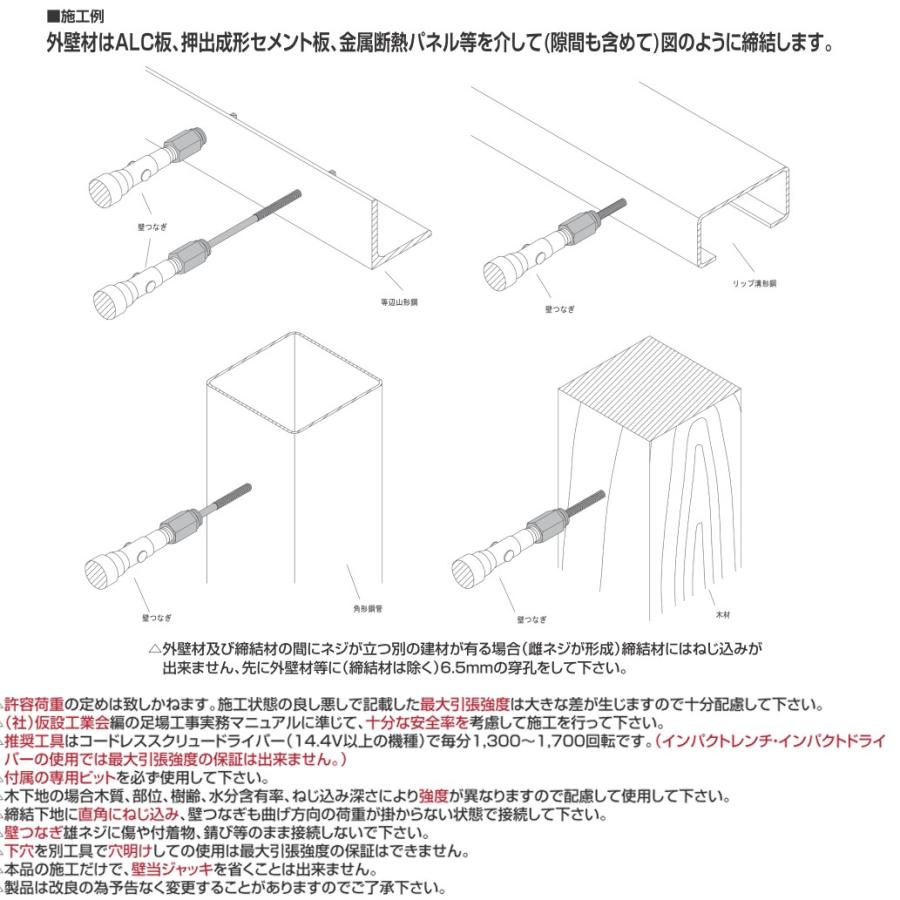送料無料 アシバツナギ AWS-106 鋼製下地用 30本入り 箱単位 : 金物の 