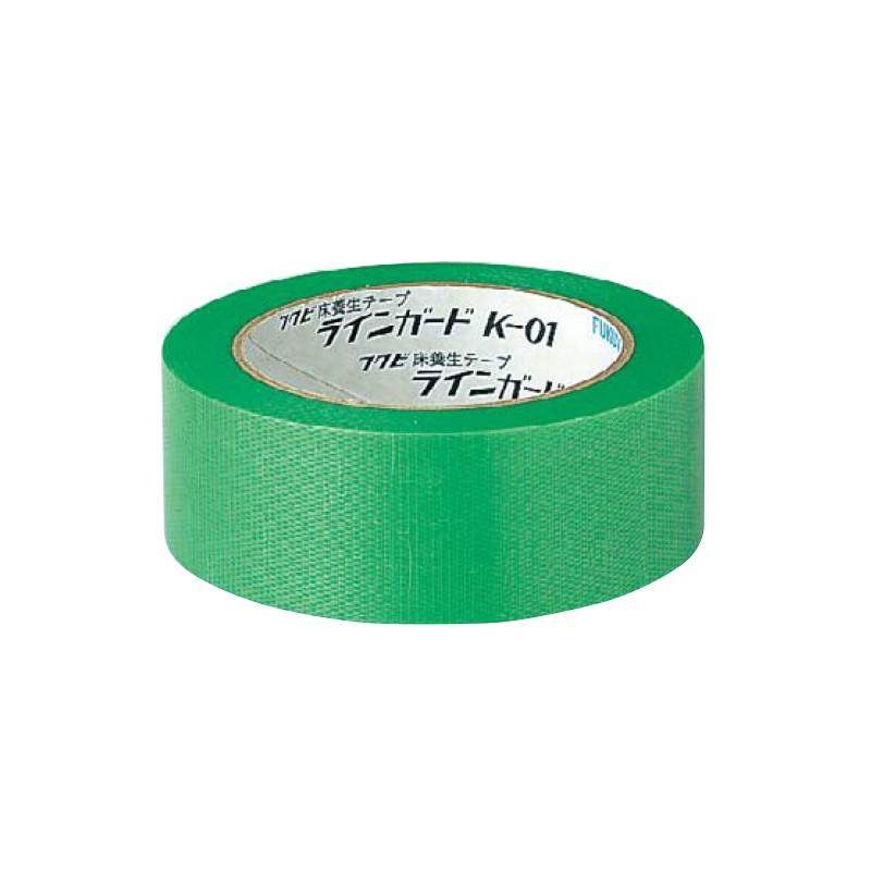 フクビ 床養生テープ ラインガード K-01 LGK0138 巾38ミリｘ25ｍ巻 36巻入箱単位 代引き不可