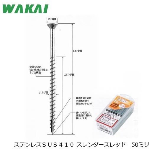 若井産業 STSR50V _zz ステンレス スレンダースレッド 3.3x50 80 若井産業 STSR50V _zz ステンレス スレンダースレッド 3.3x50 80