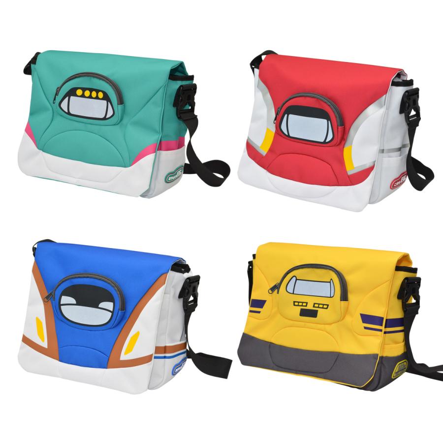 数量限定セール★定価3850円が2200円！新幹線メッセンジャーバッグ はやぶさ かがやき こまち ドクターイエロー ショルダーバッグ 子供用 プレゼント JR公認 |  | 07