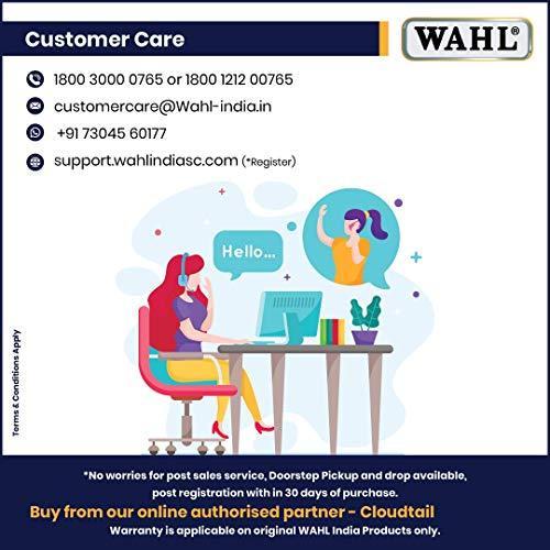 WAHL（ウォール） ベレ トリマー バリカン コード・コードレストリマー両用 約60分急速充電