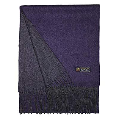 本店は バイヤー Buyer ピュア グレー パープル 大判 厚手 無地 男性 カシミア 全6色 メンズ マフラー リバーシブル 100 カシミヤ ピュア バイヤー Buyer リバーシ 100 カシミヤ 財布 帽子 ファッション小物