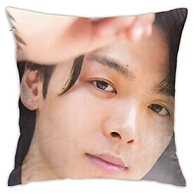 中村倫也 イケメン 人気 俳優 かっこいい 抱き枕カバー クッションカバー 装飾 正方形 45cm X シンプル 背当て インテリア グッズ 可愛い 部屋