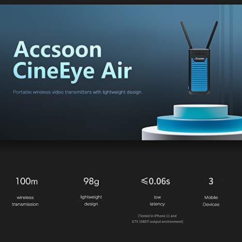 Accsoon CineEye Air ワイヤレスHDMI転送機 HDMI無線化 映像＆音声転送1080P対応 低遅延 iOS・Andriod対応アプリ カメラ/ジ? 