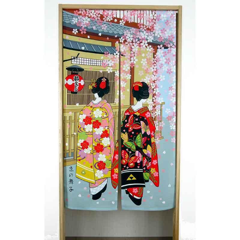 のれん 和風のれん 都おどり 京都 暖簾 お土産 日本製 間仕切り made